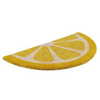 Capacho Fibra de Coco Limão Amarelo 70x40cm Inspire