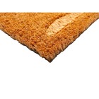 Capacho Fibra De Coco Ruby 21 Bege-preto 0,33x0,60m