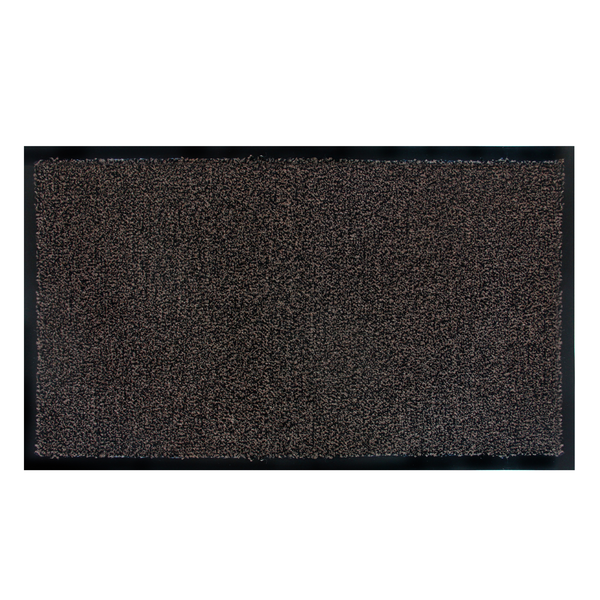 Capacho Retangular Gabriel Polipropileno Áreas Internas Marrom 60x90cm Inspire