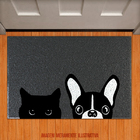 Capacho Gatinho E Cãozinho Meow Woof