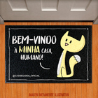 Capacho Gato - Bem-vindo A Minha Casa - Usq