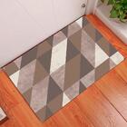 Capacho Geométrico Losangos Antiderrapante 45x75cm Marrom Cas