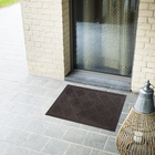 Capacho Retangular Hayden Borracha Áreas Internas Marrom 45x75cm Inspire