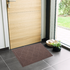 Capacho Retangular Hayden Borracha Áreas Internas Marrom 45x75cm Inspire