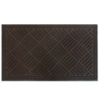 Capacho Retangular Hayden Borracha Áreas Internas Marrom 45x75cm Inspire