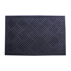 Capacho Retangular Hayden Poliéster Áreas Internas Marrom 60x90cm Inspire