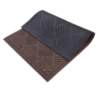 Capacho Retangular Hayden Poliéster Áreas Internas Marrom 60x90cm Inspire