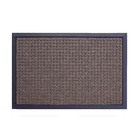 Capacho Retangular Hobnail Borracha Áreas Internas Marrom 40x60cm Inspire