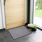 Capacho Retangular Hobnail Borracha Áreas Internas Prata 40x60cm Inspire