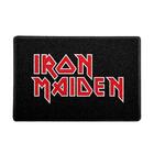 Capacho Iron Maiden Logo Preto 0,40x0,60m - Beek