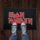 Capacho Iron Maiden Logo Preto 0,40x0,60m - Beek