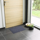 Capacho Jean cinza 33x55cm Inspire