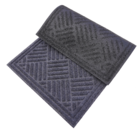 Capacho Retangular Lenzo Borracha Áreas Internas Prata 45x75cm Inspire