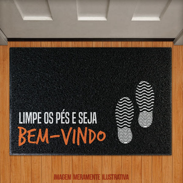 Capacho Limpe Os Pés E Seja Bem-vindo
