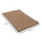 Capacho Liso Inês 40x60 Cm Camelo Apaeb