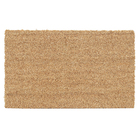 Capacho Liso Retangular Leo Fibra de Coco Marrom Interno e Externo com Cobertura 0,33x0,55m Inspire