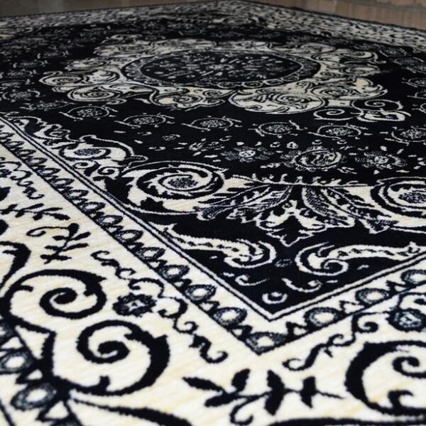 Capacho Marbella Nuance Miracle Kerman Black 050x090 Cm