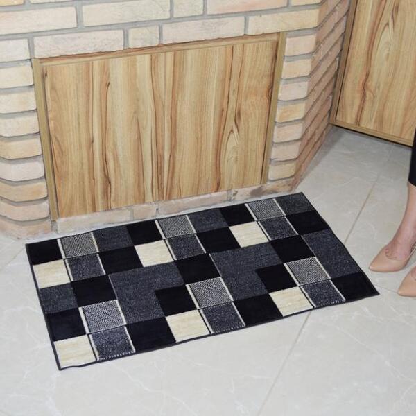 Capacho Marbella Nuance Miracle Pathwork Black 050x090 Cm