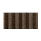 Capacho Retangular Naturale Loop Polipropileno Preto Áreas Internas 0,60x1,50m Kapazi