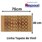 Capacho Para Entrada Vinil Bemvindo Degrâde 40cmx75cm Kapazi
