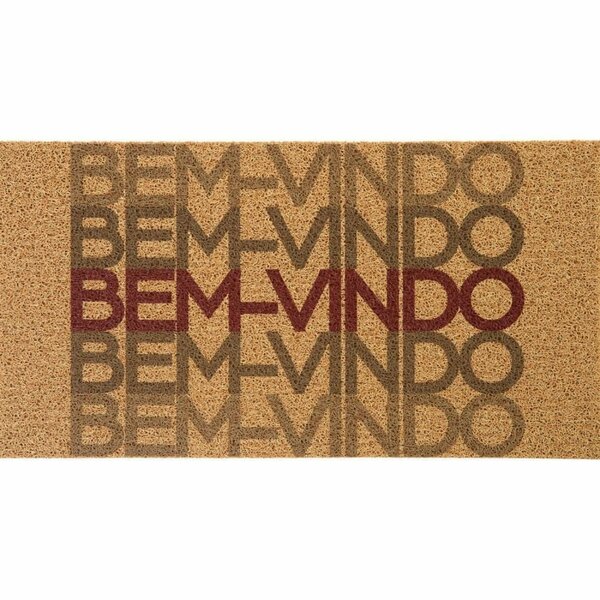 Capacho Para Entrada Vinil Bemvindo Degrâde 40cmx75cm Kapazi