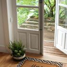 Capacho Para Entrada Vinil Home Moldura 40cmx75cm Kapazi Bege