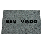Capacho PVC Bem Vindo Cinza 40x60m