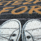 Capacho PVC Deixe o Calçado Preto 40x60m