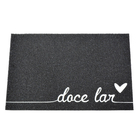 Capacho PVC Doce Lar Preto 40x60m