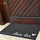 Capacho PVC Doce Lar Preto 40x60m