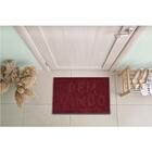 Capacho Realce Bem Vindo 10 Vermelho 0,50x0,80m - J Serrano