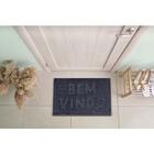 Capacho Realce Bem Vindo 56 Chumbo 0,50x0,80m - J Serrano