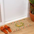 Capacho Retangular Caranguejo Sisal Bege Internas 40x60cm Apaeb