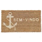 Capacho Retangular Fibra De Coco Base Pvc 60x33cm - Komeco Ab