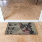 Capacho Retangular Fibra De Coco Base Pvc 60x33cm - Komeco Bu