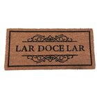 Capacho Retangular Fibra De Coco Base Pvc 70x33cm - Komeco Ab