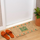 Capacho Retangular Peito Afluente Sisal Bege Internas 40x60cm Apaeb