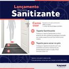 Capacho Sanitizante Cinza 0,38x0,58m - Kapazi