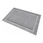 Capacho Vinil Sanitizante Simples Cinza 0,40x0,60m