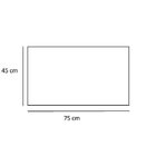 Capacho Sisal Liso Casual 45x75cm Apaeb