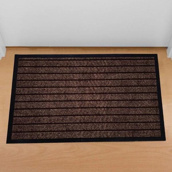 Capacho Tapete Para Porta Sanitizante 39x59cm Marrom