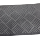 Capacho Tapete Retangular Antiderrapante Feltro 40x60 Cinza