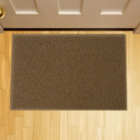 Capacho Vinil Bem Vindo Bege Liso 0,40x0,60m - Kapazi