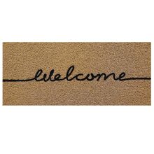 Capacho Vinil Long Welcome 30cmx70cm Kapazi