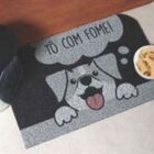 Capacho Vinil Pet Dog Preto 0,40x0,60m - Kapazi