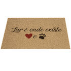 Capacho Vinil Pet Lar Onde Existe 40cm X 60cm 01petdloe01