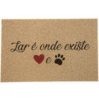 Capacho Vinil Pet Lar Onde Existe 40cm X 60cm 01petdloe01