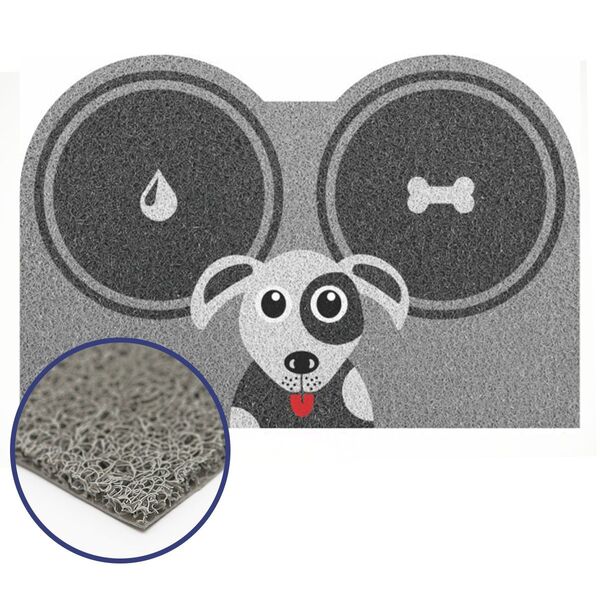 Capacho Vinil Pet S-print Hora Do Lanche Dog 40x60cm Kapazi