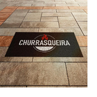 Capacho Vinilico Estampado 40x80cm Churrasqueira