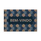 Capacho Vinílico Estampado Antiderrapante 60x40cm - Komeco Ca